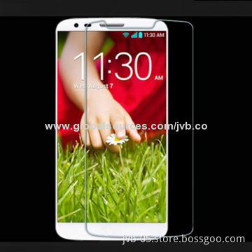 2014 Latest Tempered Glass Mobile Screen Protector for LG G2, Anti-glare and Reflection Performance